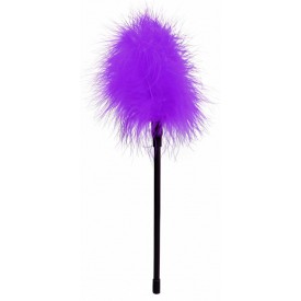 Фиолетовая пуховка Feather - 27 см.